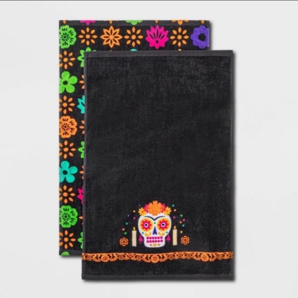 🌺4/$35 Two Luis Fitch x Target Dios De Los Muertos Kitchen Towels - Picture 4 of 8